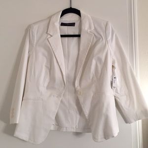 The Limited White Blazer